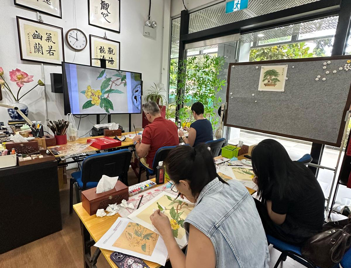 adult chinese gongbi painting course